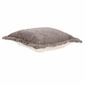 Howard Elliott Puff Ottoman Cover Faux Fur Angora stone - Cover Only C310-1093